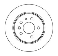 NF PARTS stabdžių diskas 203305NF